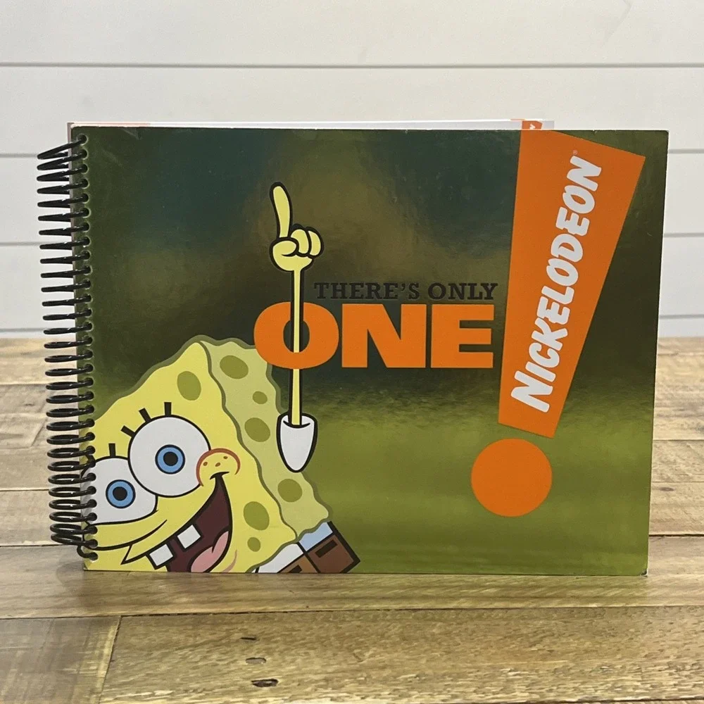 RARE 2001 NICKELODEON SPONGEBOB SPIRAL NOTEBOOK- Y2K